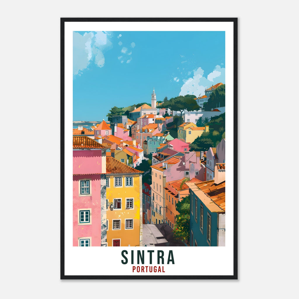 Sintra Travel Print Portugal Wall Art Wall Hanging Home Décor Sintra Gift Portugal Landmark Artwork Gift Portugal Sintra Travel Poster Gift