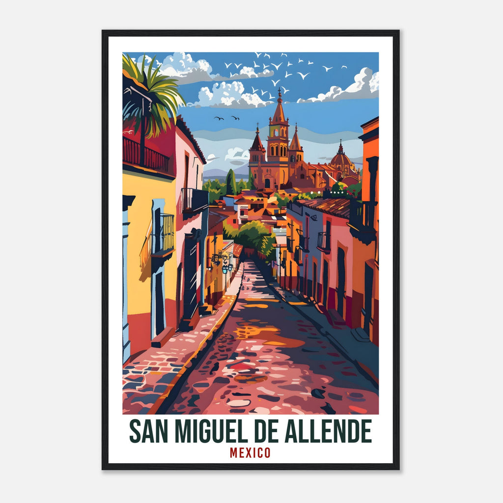 San Miguel De Allende Mexico Travel Print Mexico Wall Art Wall Hanging Home Décor Gift Mexico Landmark Artwork Travel Mexican Travel Poster