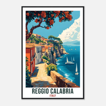 Reggio Calabria Travel Print Italy Home Decor Reggio Calabria Wall Art Gift Wall Hanging Art Lover Italian Artwork Travel Poster Travel Gift