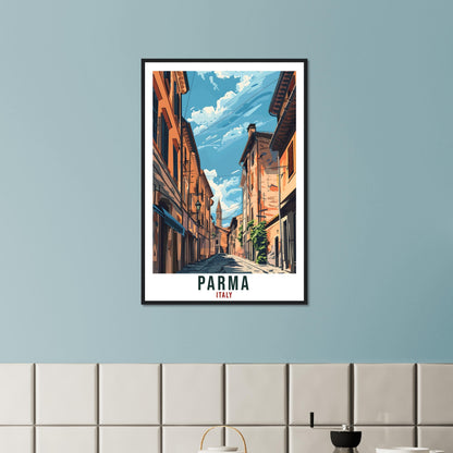 Parma Travel Print Italy Wall Art Parma Wall Hanging Home Living Décor Parma Gift Art Lovers Gift Italy Artwork Gift Italian Travel Poster