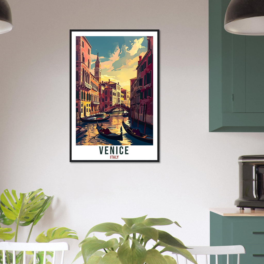 Venice Travel Print Wall Art Venice Italy Wall Hanging Artwork Venice Art Gifts Venice Travel Poster Italy Home Decor Art Lovers Gift