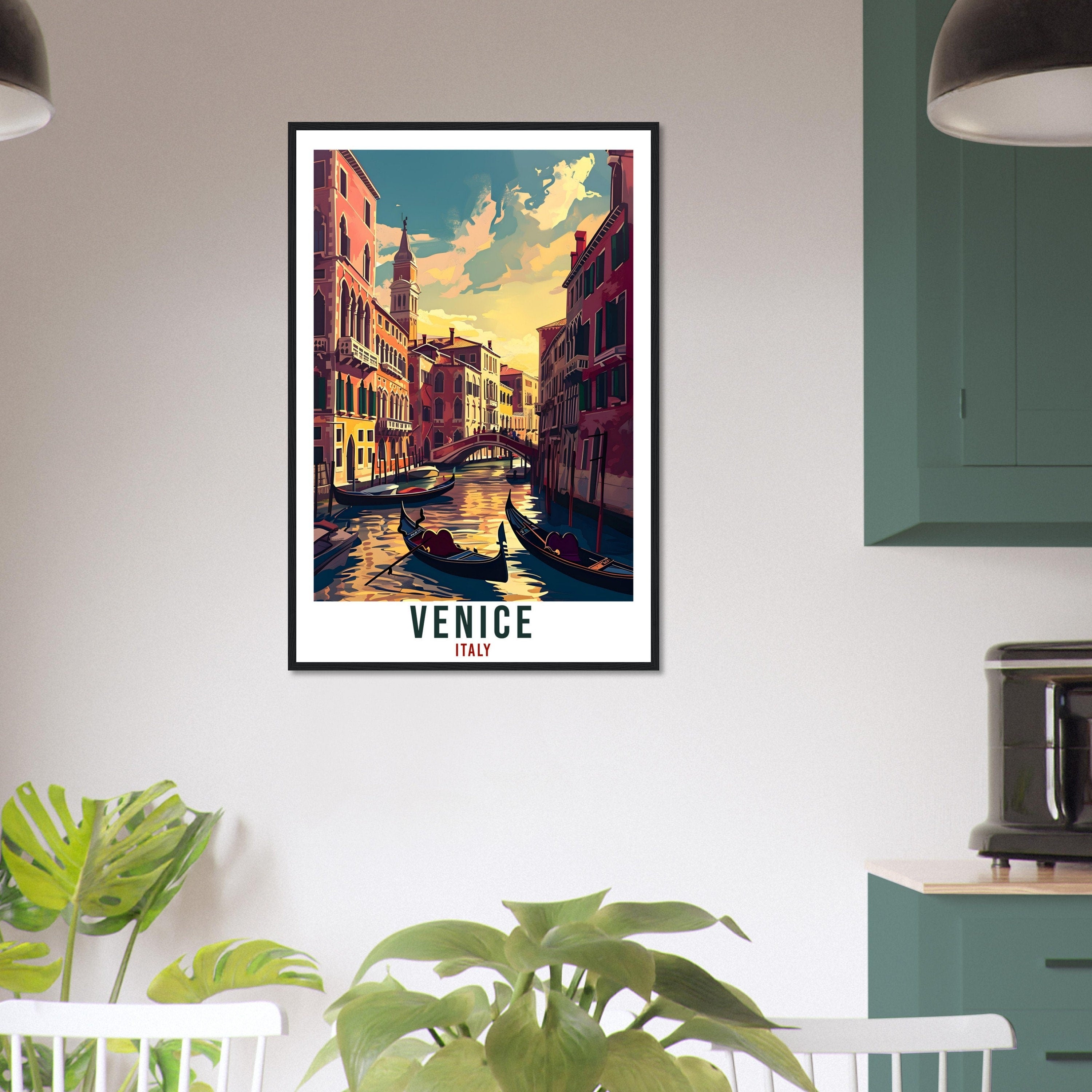 Venice Travel Print Wall Art Venice Italy Wall Hanging Artwork Venice Art Gifts Venice Travel Poster Italy Home Decor Art Lovers Gift