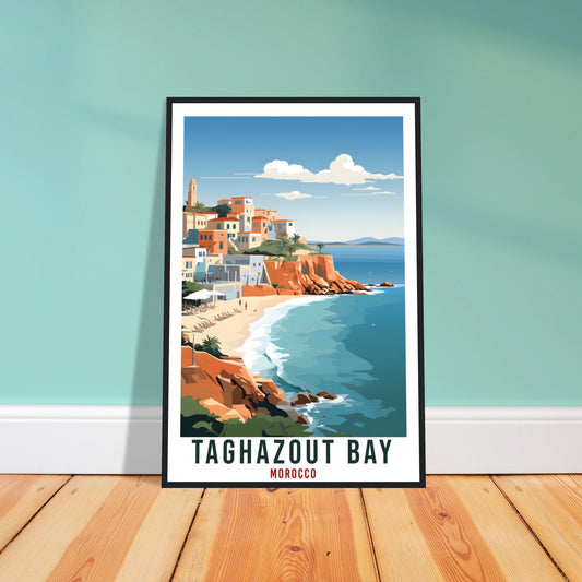 Taghazout Bay Morocco Travel Print Wall Art Wall Hanging Home Décor Taghazout Bay Gift Art Lovers Morocco Artwork Gift Print African Poster