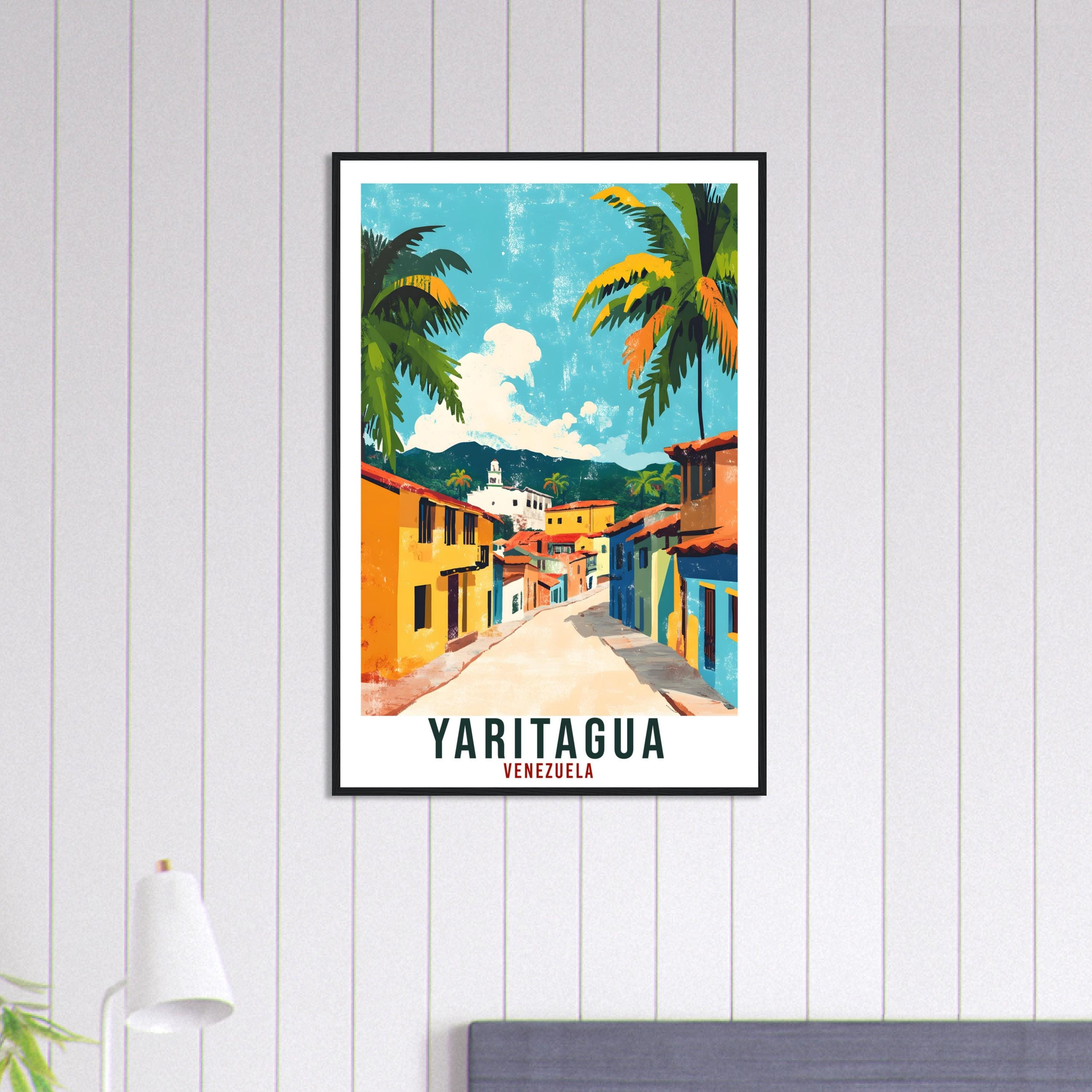 Yaritagua Travel Print Venezuela Home Decor Yaritagua Wall Art Gift Wall Hanging Art Lover Venezuelan Artwork Travel Poster Travel Gift