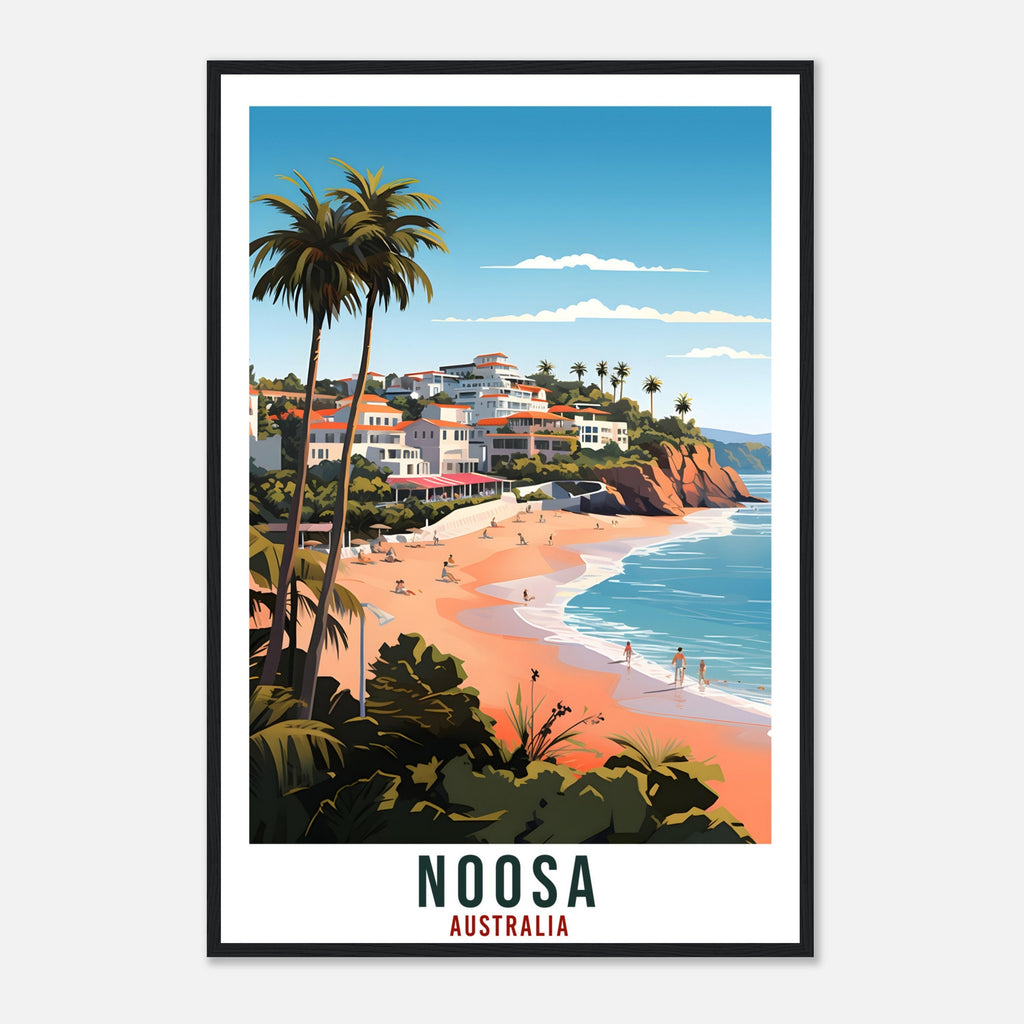 Noosa Travel Poster Wall Art Noosa Australia Home Décor Artwork Wall Hanging Noosa Art Gifts Noosa Travel Print Australian Art Lovers Gift