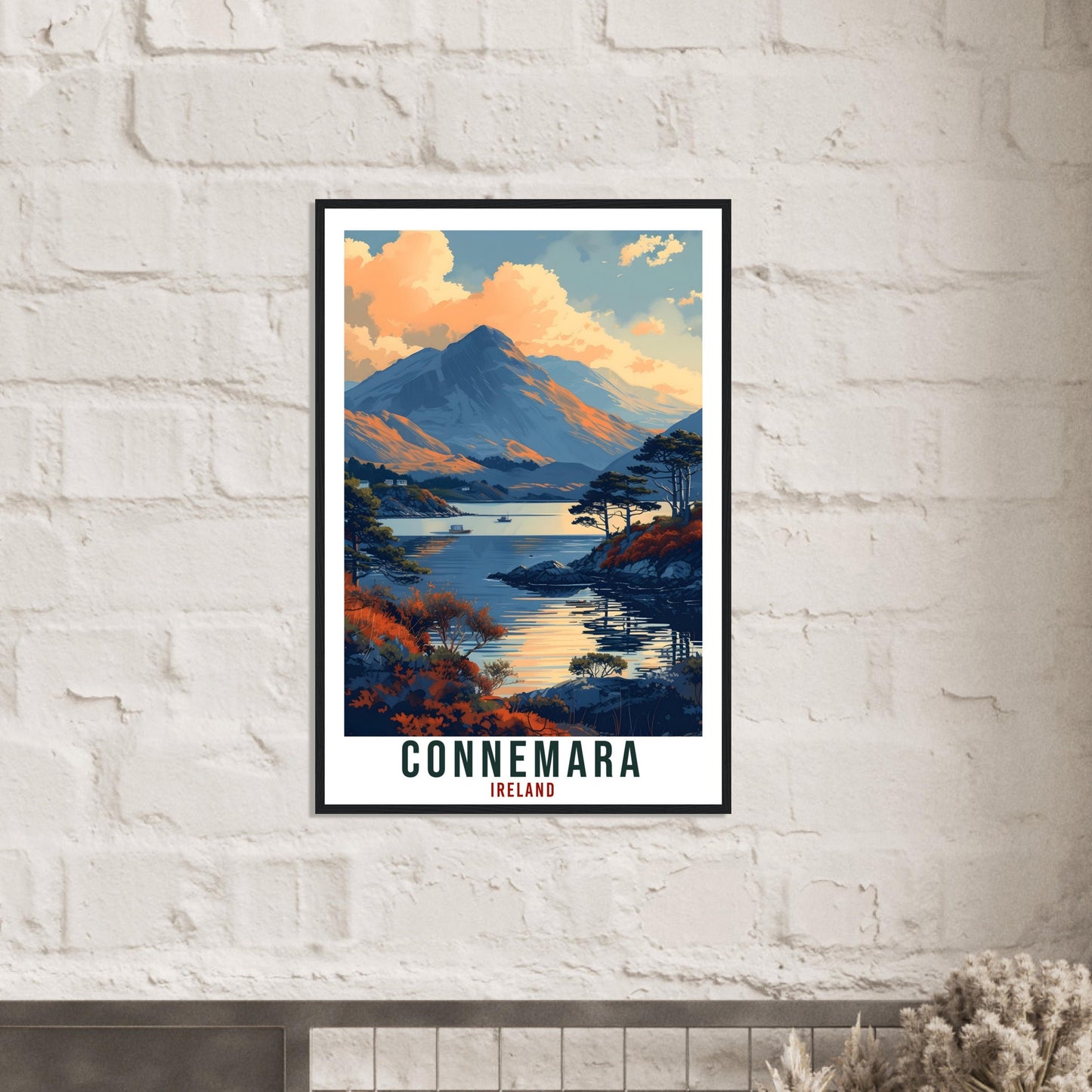 Connemara Travel Print Ireland Home Decoration Irish Wall Art Gift Wall Hanging Art Lover Irish Artwork Ireland Connemara Travel Poster