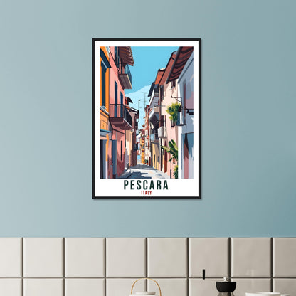 Pescara Travel Print Italy Wall Art Wall Hanging Home Living Décor Pescara Gift Art Lovers Gift Italy Artwork Gift Italian Travel Poster