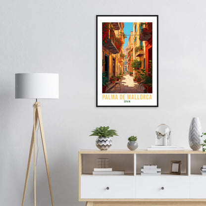 Palma De Mallorca Travel Print Wall Art Palma Wall Hanging Spain Gift Holiday Print Mallorca Art Print Palma Travel Poster Palma City Print