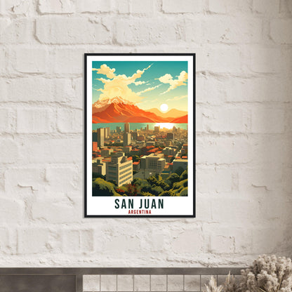 San Juan Travel Print Wall Art San Juan Argentina City Landscape Artwork San Juan Art Gift San Juan Travel Poster Argentinian Art Lover Gift