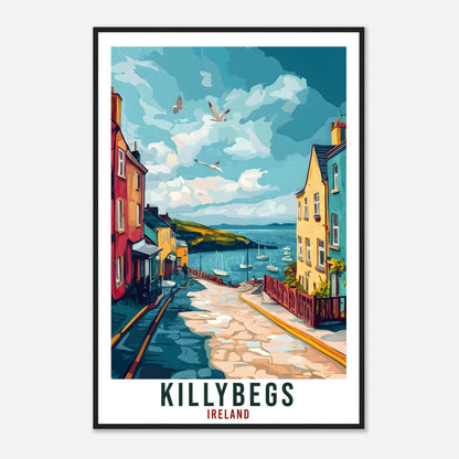 Killybegs Travel Print Ireland Home Decor Killybegs Wall Art Gift Wall Hanging Art Lover Killybegs Artwork Travel Poster Ireland Travel Art