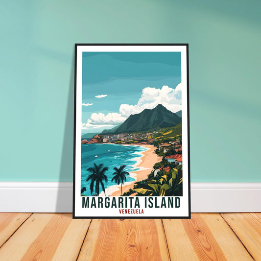 Margarita Island Travel Print Venezuela Decor Margarita Island Wall Art Wall Hanging Art Lover Venezuelan Artwork Travel Poster Travel Art