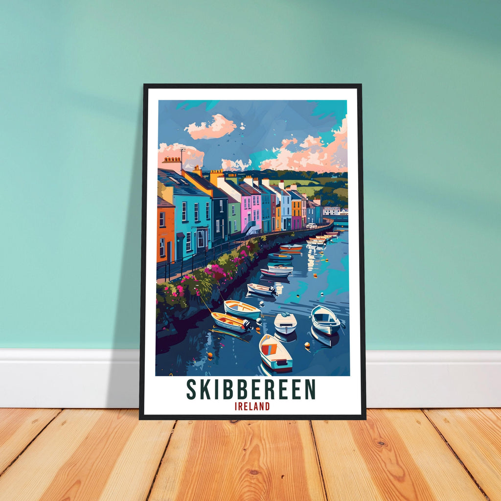 Skibbereen Travel Print Ireland Wall Art Wall Hanging Home Living Décor Skibbereen Gift Art Lovers Irish Artwork Gift Ireland Travel Poster