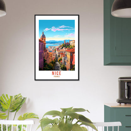 Nice France Travel Print Wall Art Nice Wall Hanging Home Décor Nice Gift Art Lovers France Art Lover Gift Nice Print Nice City France Print