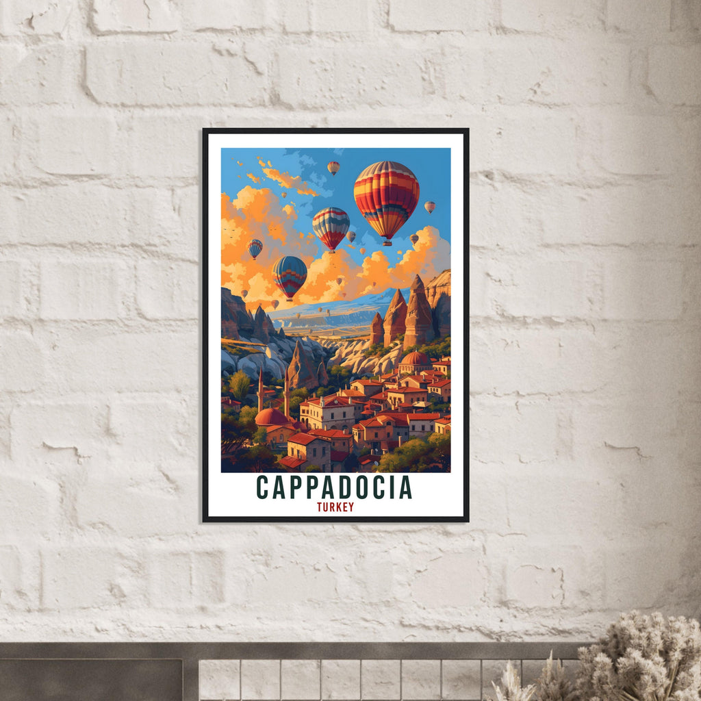 Cappadocia Travel Print Turkey Home Decor Cappadocia Turkish Wall Art Gift Wall Hanging Art Lover Turkey Artwork Cappadocia Travel Poster
