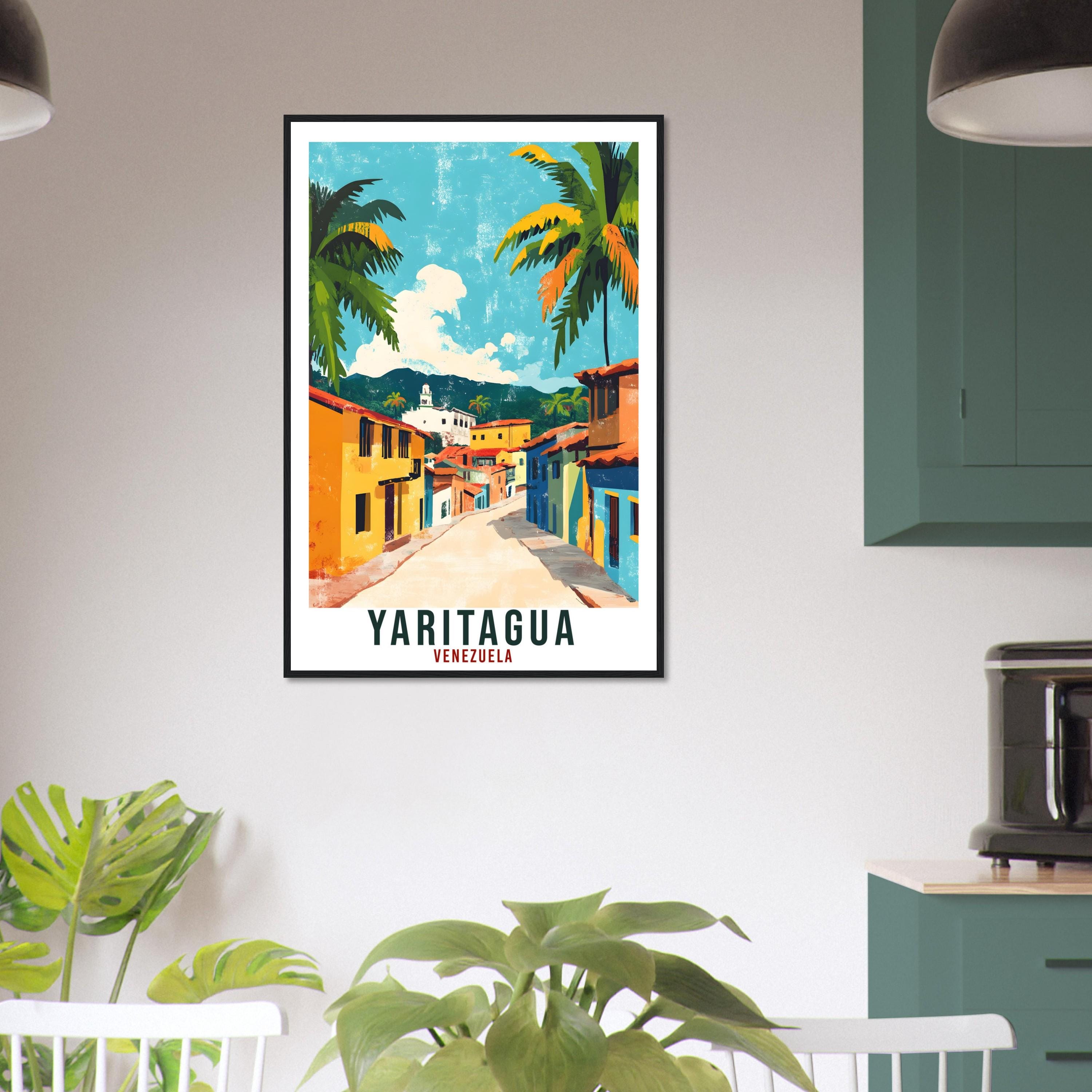 Yaritagua Travel Print Venezuela Home Decor Yaritagua Wall Art Gift Wall Hanging Art Lover Venezuelan Artwork Travel Poster Travel Gift