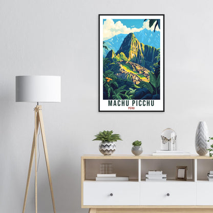 Machu Picchu Peru Travel Print Peru Home Decor Wall Art Gift Wall Hanging Art Lover Machu Picchu Peru Artwork Travel Poster Peru Travel Art