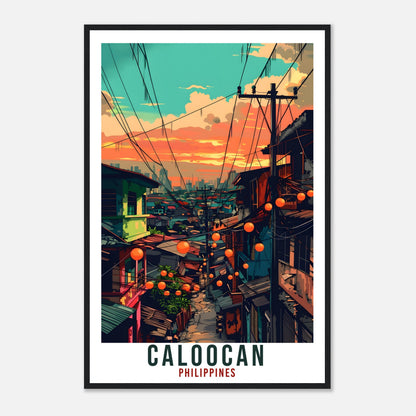 Caloocan Philippines Travel Print Wall Art Wall Hanging Home Décor Caloocan Gift Landmark Artwork Travel Art Philippines Travel Poster
