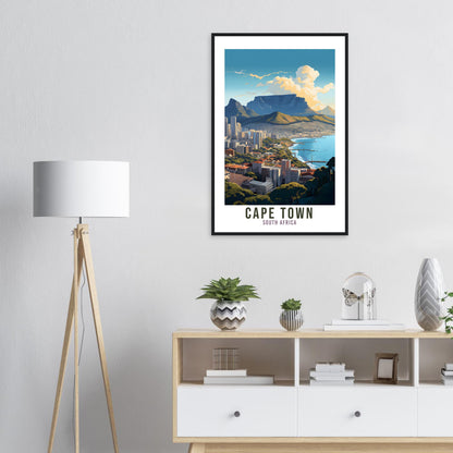 Cape Town Travel Print South Africa Home Decor Cape Town Wall Hanging Cape Town Artwork Gift Cape Town Travel Poster South Africa Artwork