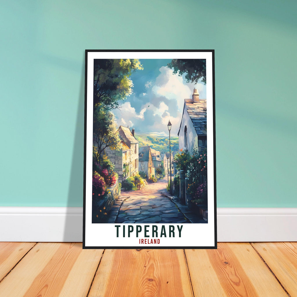 Tipperary Travel Print Ireland Home Decor Tipperary Wall Art Wall Hanging Art Lover Irish Artwork Travel Poster Tipperary Ireland Travel Art