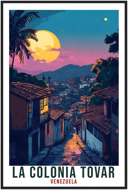 La Colonia Tovar Travel Print Venezuela Decor Wall Art Wall Hanging Art Lover La Colonia Tovar Venezuelan Artwork Travel Poster Travel Gift