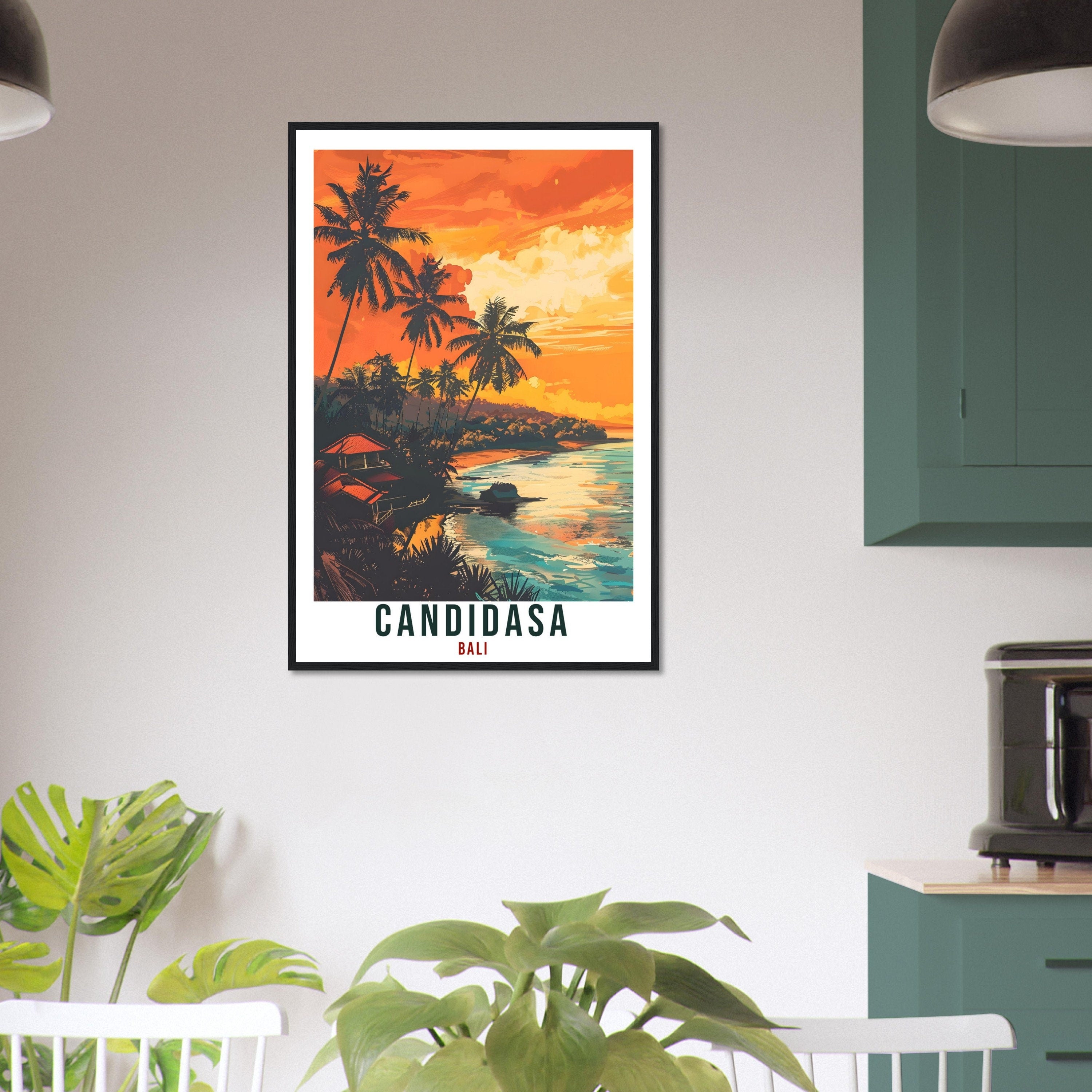 Candidasa Bali Travel Print Bali Wall Art Wall Hanging Home Décor Candidasa Gift Landmark Artwork Travel Indonesia Candidasa Travel Poster