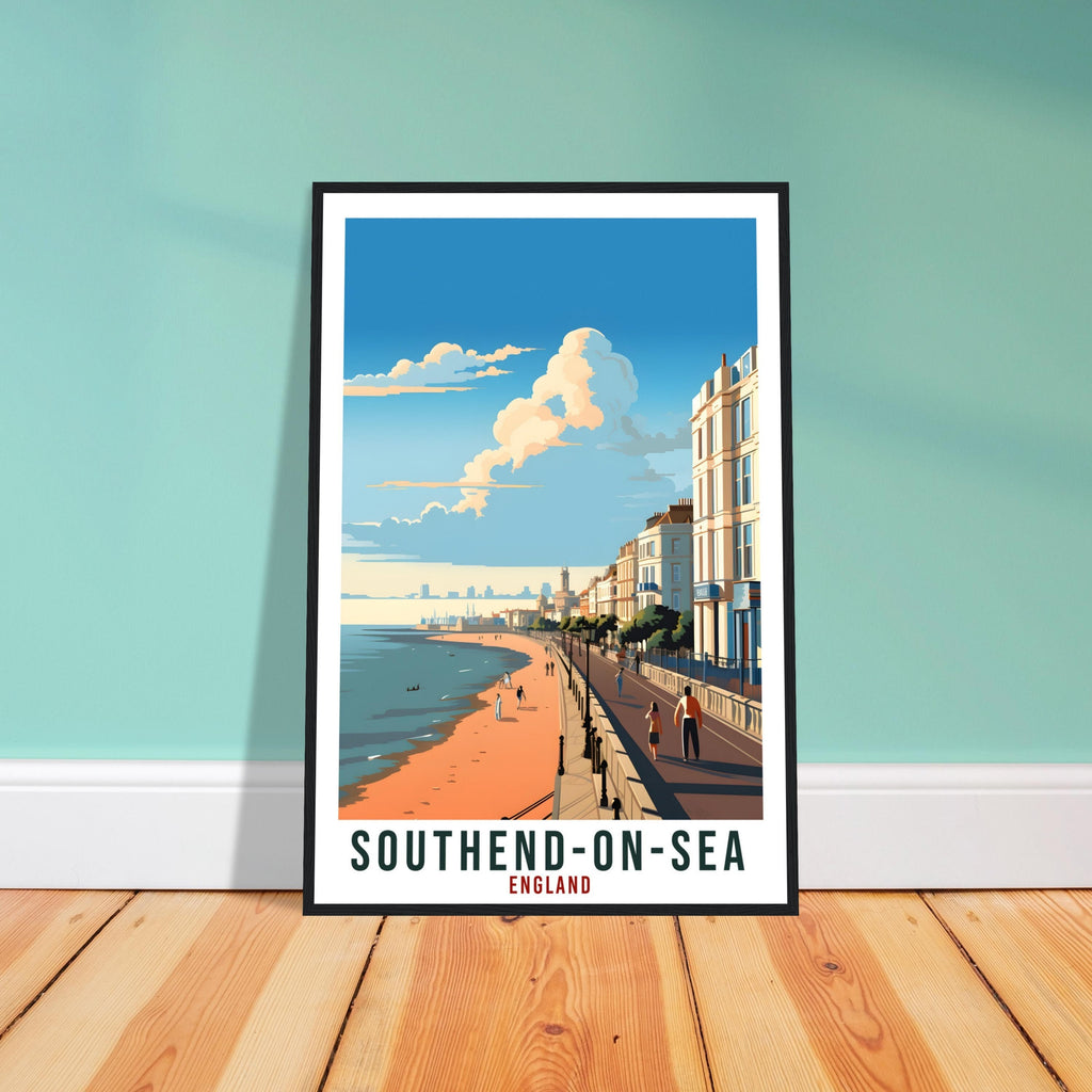 Southend-On-Sea Travel Print Wall Art Wall Hanging Home Living Décor Southend Gift Art Lovers UK Artwork Gift Print England Travel Poster