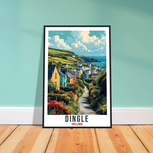 Dingle Travel Print Ireland Home Decoration Dingle Irish Town Wall Art Gift Wall Hanging Art Lover Irish Artwork Dingle Travel Poster