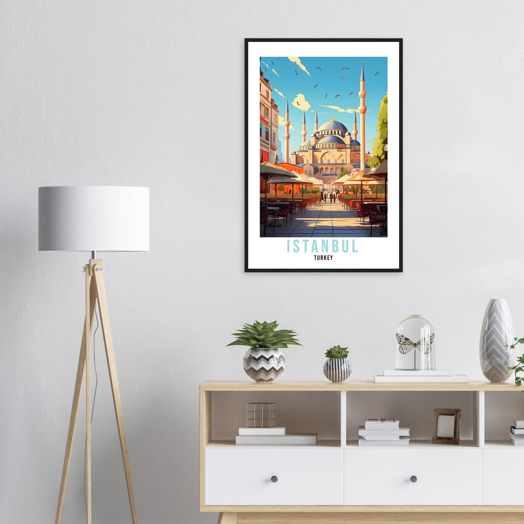 Istanbul Travel Print Wall Art Istanbul Street Wall Hanging Turkey Gift Holiday Print Vacation Art Print Istanbul Travel Gift Travel Poster