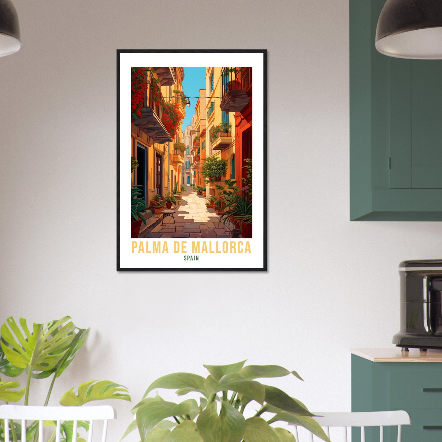 Palma De Mallorca Travel Print Wall Art Palma Wall Hanging Spain Gift Holiday Print Mallorca Art Print Palma Travel Poster Palma City Print