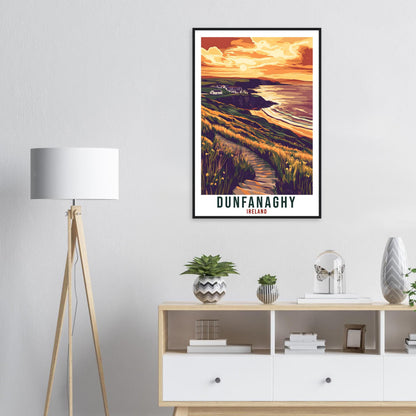 Dunfanaghy Travel Print Ireland Home Decor Donegal Wall Art Gift Wall Hanging Art Lover Dunfanaghy Irish Artwork Travel Poster Ireland Art