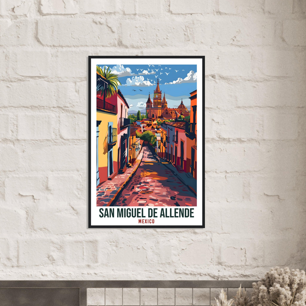San Miguel De Allende Mexico Travel Print Mexico Wall Art Wall Hanging Home Décor Gift Mexico Landmark Artwork Travel Mexican Travel Poster