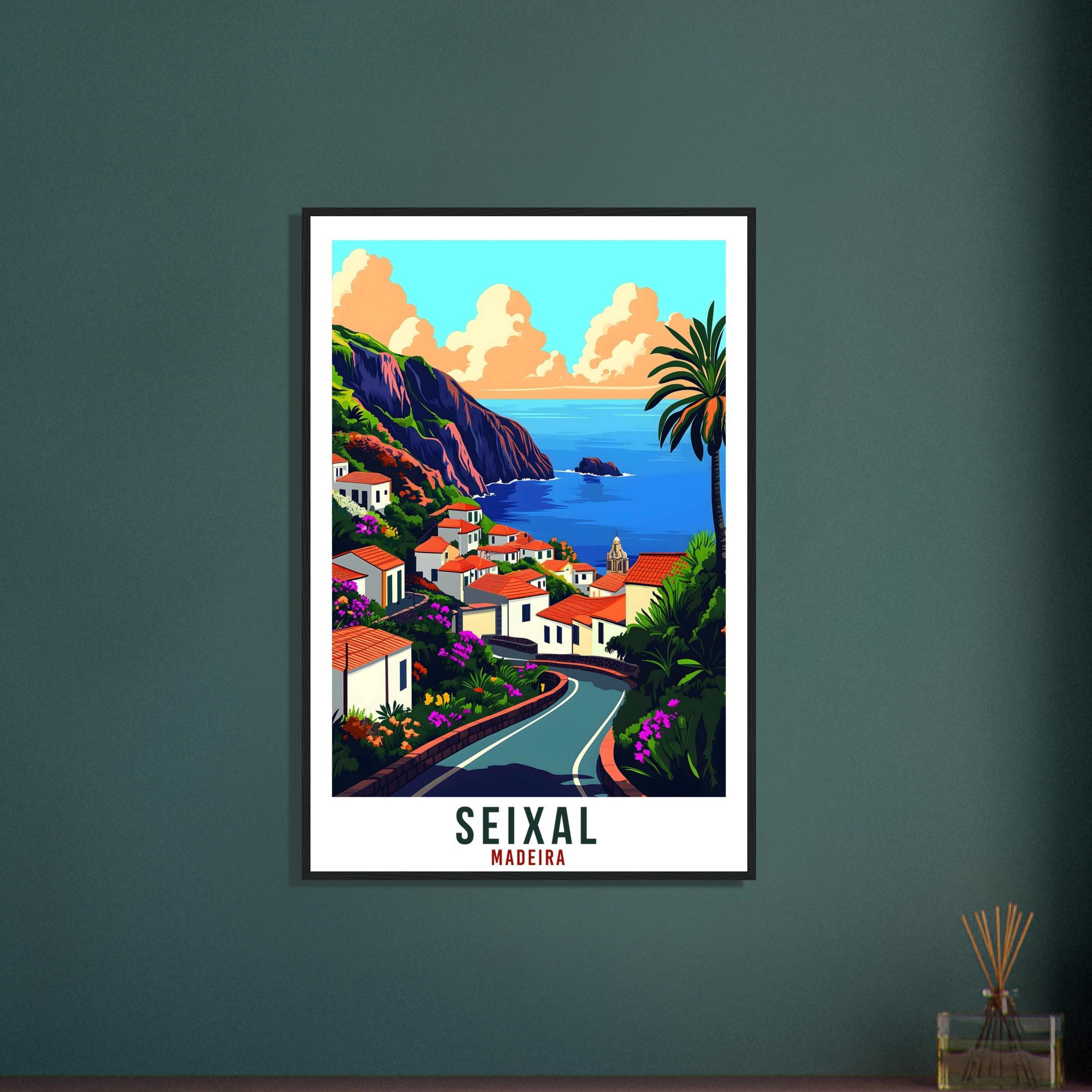 Portugal Travel Poster - JetSetterArts Seixal Wall Art