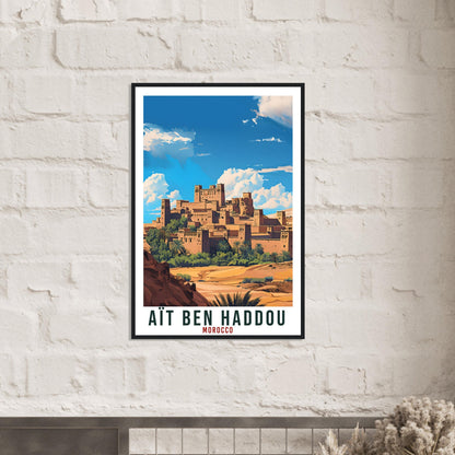 Ait Ben Haddou Morocco Travel Print Wall Art Wall Hanging Home Décor Ait Ben Haddou Gift Art Lovers Morocco Artwork Gift Print Africa Poster