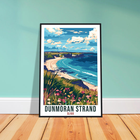 Dunmoran Strand Travel Print Ireland Wall Art Wall Hanging Décor Dunmoran Strand Sligo Art Lovers Irish Artwork Gift Ireland Travel Poster