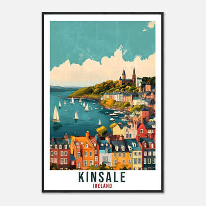 Kinsale Travel Print Ireland Home Decor Co Cork Wall Art Gift Wall Hanging Art Lover Kinsale Irish Artwork Travel Poster Ireland Travel Art