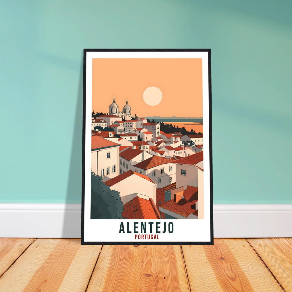 Alentejo Travel Print Portugal Wall Art Wall Hanging Home Décor Alentejo Gift Portugal Landmark Artwork Gift Portugal Holiday Travel Poster