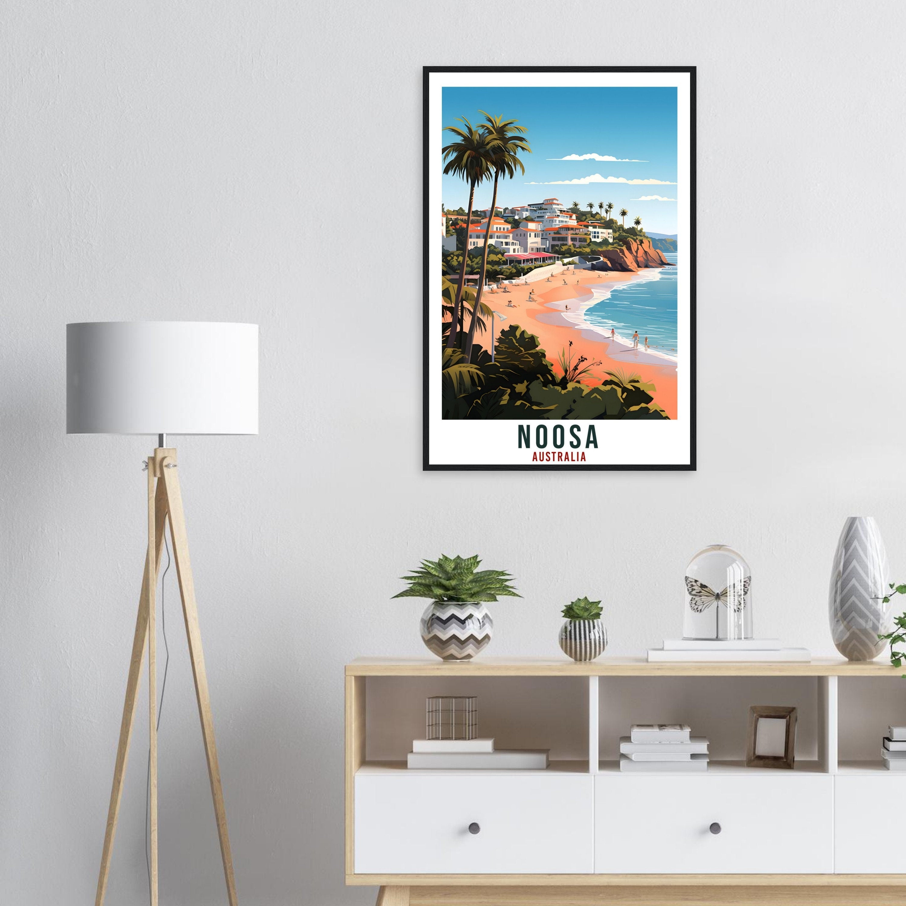 Noosa Travel Poster Wall Art Noosa Australia Home Décor Artwork Wall Hanging Noosa Art Gifts Noosa Travel Print Australian Art Lovers Gift