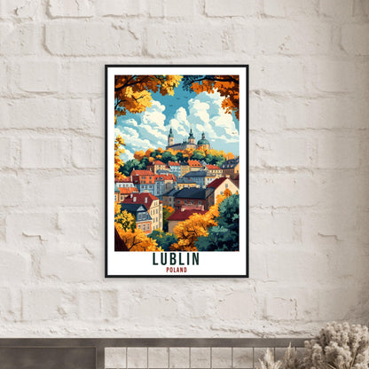 Lublin Travel Print Poland Home Decor Lublin Wall Art Gift Wall Hanging Art Lover Lublin Polish Artwork Travel Poster Poland Travel Art