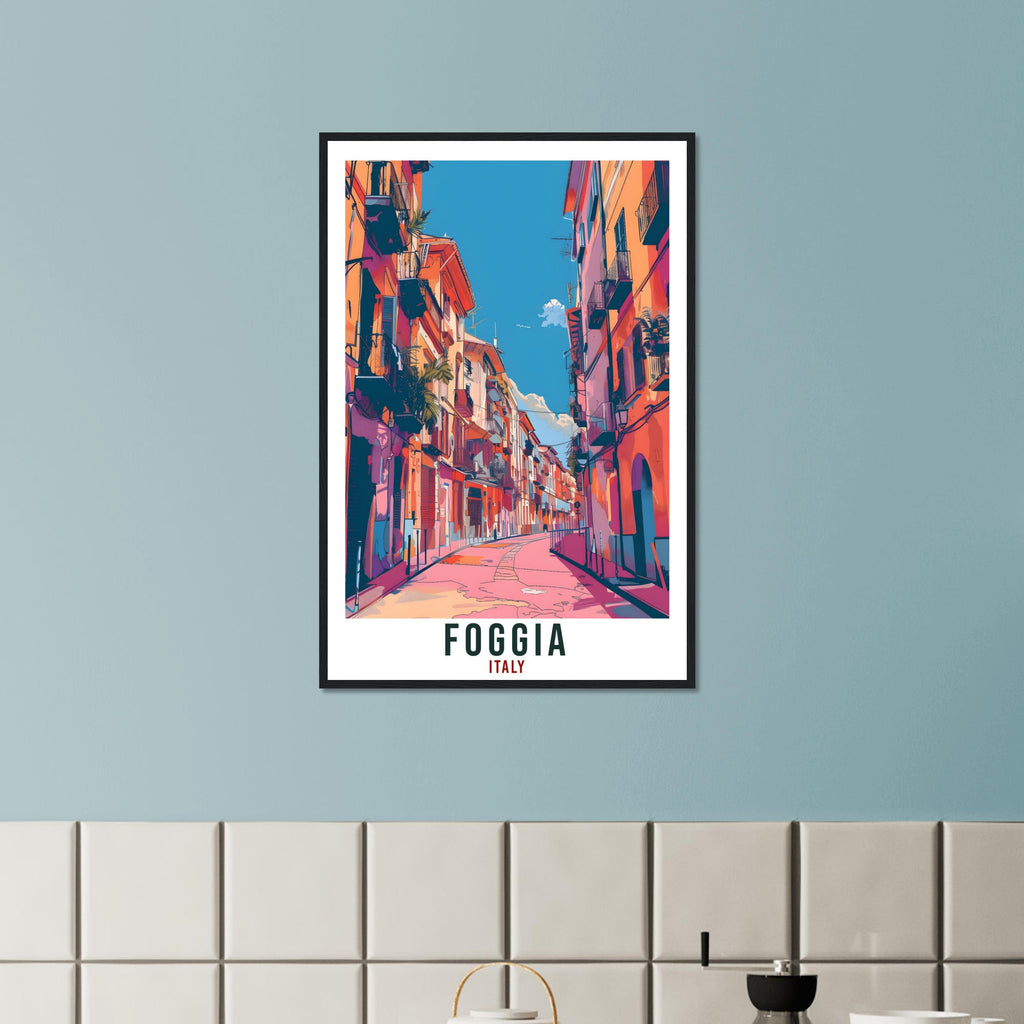 Foggia Travel Print Italy Wall Art Foggia Wall Hanging Home Living Décor Foggia Gift Art Lovers Italy Artwork Gift Italian Travel Poster