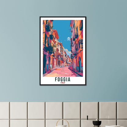 Foggia Travel Print Italy Wall Art Foggia Wall Hanging Home Living Décor Foggia Gift Art Lovers Italy Artwork Gift Italian Travel Poster
