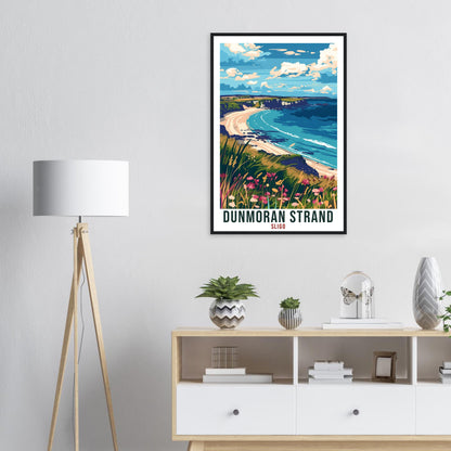 Dunmoran Strand Travel Print Ireland Wall Art Wall Hanging Décor Dunmoran Strand Sligo Art Lovers Irish Artwork Gift Ireland Travel Poster