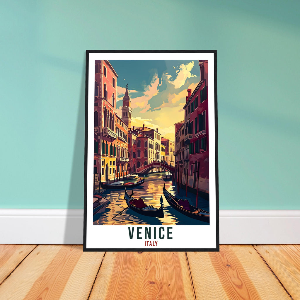 Venice Travel Print Wall Art Venice Italy Wall Hanging Artwork Venice Art Gifts Venice Travel Poster Italy Home Decor Art Lovers Gift