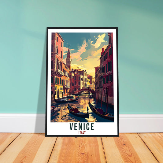 Venice Travel Print Wall Art Venice Italy Wall Hanging Artwork Venice Art Gifts Venice Travel Poster Italy Home Decor Art Lovers Gift