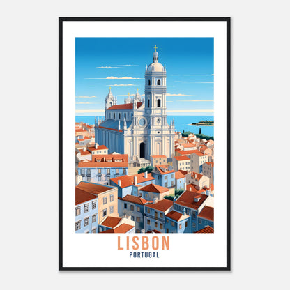 Lisbon Travel Print Wall Art Lisbon Wall Hanging Portugal Gift Lisbon Wall Art Print Art Print Lisbon Travel Gift Travel Poster Lisbon City