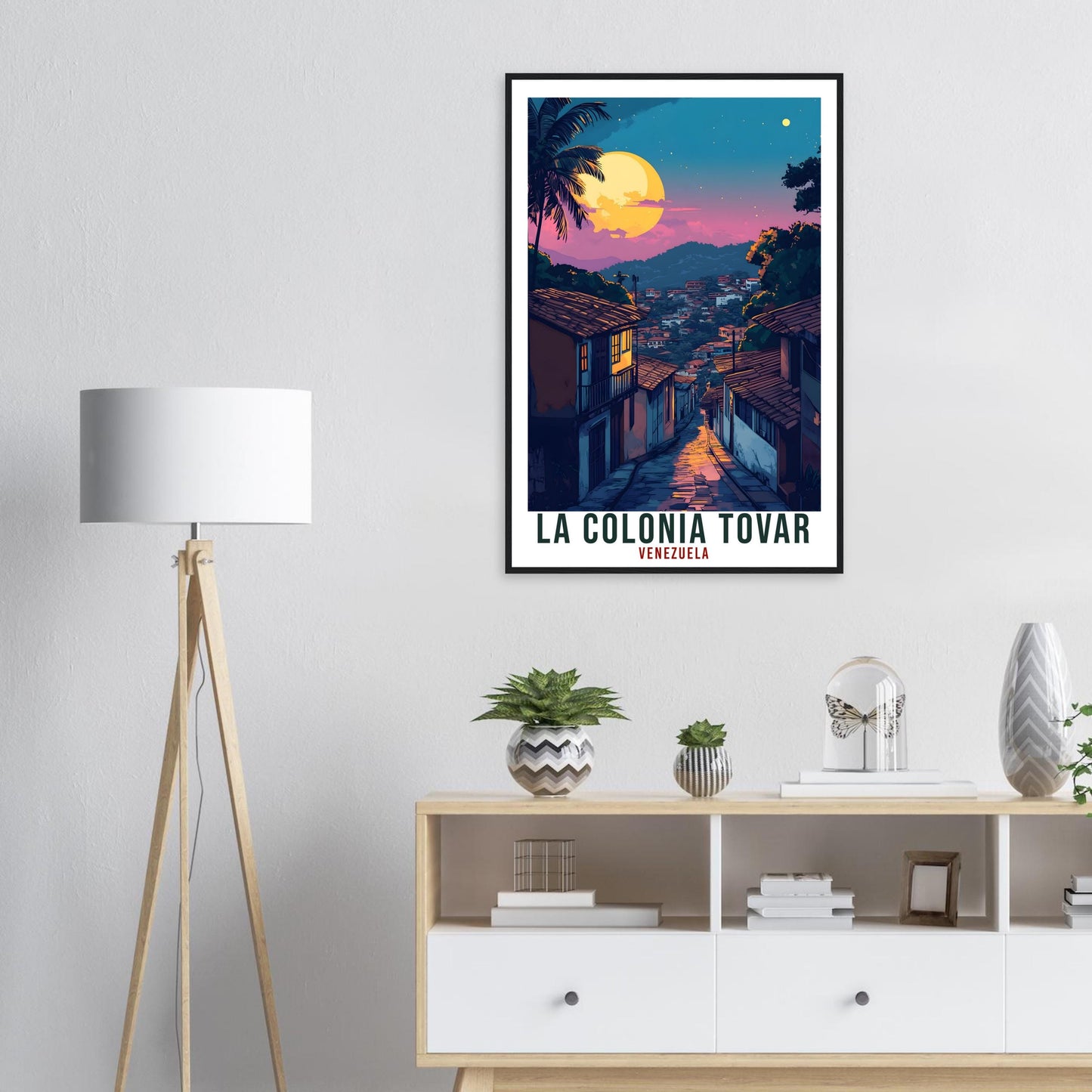 La Colonia Tovar Travel Print Venezuela Decor Wall Art Wall Hanging Art Lover La Colonia Tovar Venezuelan Artwork Travel Poster Travel Gift