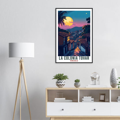 La Colonia Tovar Travel Print Venezuela Decor Wall Art Wall Hanging Art Lover La Colonia Tovar Venezuelan Artwork Travel Poster Travel Gift