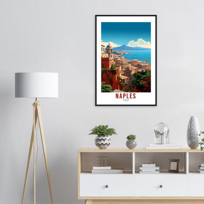 Naples Italy Travel Print Wall Art Naples Wall Hanging Home Décor Naples Gift Art Lovers Italy Art Lover Gift Print Naples Italy Print