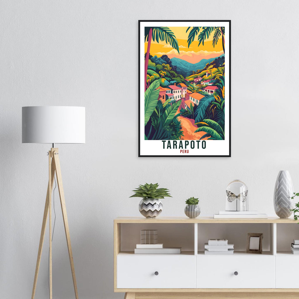 Tarapoto Travel Print Peru Home Decor Tarapoto Wall Art Gift Wall Hanging Art Lover Tarapoto Peruvian Artwork Travel Poster Travel Art