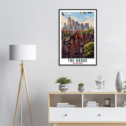 The Hague Travel Print Holland Wall Art Wall Hanging Home Décor The Hague Gift Art Lovers Gift Dutch Artwork The Netherlands Travel Poster