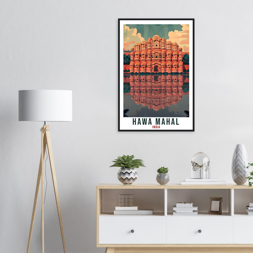 Hawa Mahal Travel Print India Home Decoration Wall Art Gift Wall Hanging Art Lover Indian Artwork India Hawa Mahal Travel Poster Print